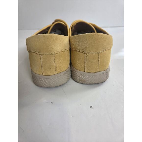 Vionic Womens Jean Yellow Suede Casual Sneakers Size 9.5 W Comfort Shoes Slip On - Picture 2 of 6